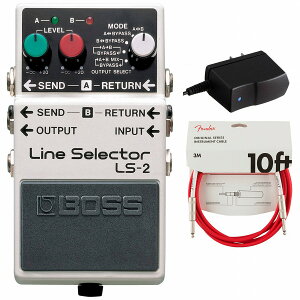 BOSS / LS-2 Line Selector CZN^[ A_v^[PSA-100S2+FenderP[u(Fiesta Red/3m) wZbgyPNGz