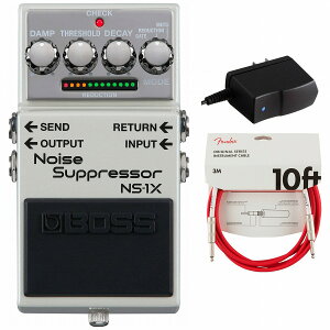 BOSS / NS-1X Noise Suppressor mCYTvbT[ A_v^[PSA-100S2+FenderP[u(Fiesta Red/3m) wZbgyPNGz