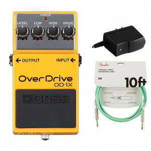 BOSS / OD-1X Over Drive I[o[hCu A_v^[PSA-100S2+FenderP[u(Surf Green/3m) wZbgyPNGz