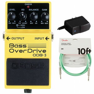 BOSS / ODB-3 Bass Over Drive x[X I[o[hCu A_v^[PSA-100S2+FenderP[u(Surf Green/3m) wZbgyPNGz