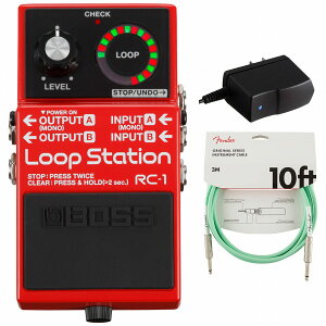 BOSS / RC-1 Loop Station [vXe[V [p[ A_v^[PSA-100S2+FenderP[u(Surf Green/3m) wZbgyPNGz