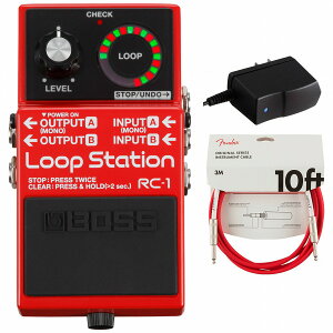 BOSS / RC-1 Loop Station [vXe[V [p[ A_v^[PSA-100S2+FenderP[u(Fiesta Red/3m) wZbgyPNGz
