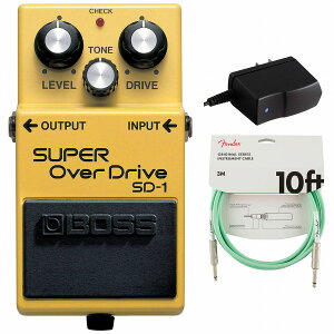 BOSS / SD-1 Super Over Drive X[p[I[o[hCu A_v^[PSA-100S2+FenderP[u(Surf Green/3m) wZbgyPNGz