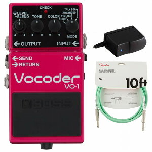 BOSS / VO-1 Vocoder {R[_[ A_v^[PSA-100S2+FenderP[u(Surf Green/3m) wZbgyPNGz