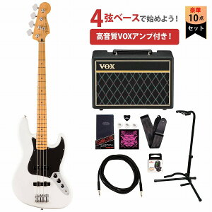 Fender / Player II Jazz Bass Maple Fingerboard Polar White tF_[ VOXAvtGLx[XS҃ZbgyYRKz