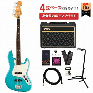 Fender / Player II Jazz Bass Rosewood Fingerboard Aquatone Blue tF_[ VOXAvtGLx[XS҃ZbgyYRKz