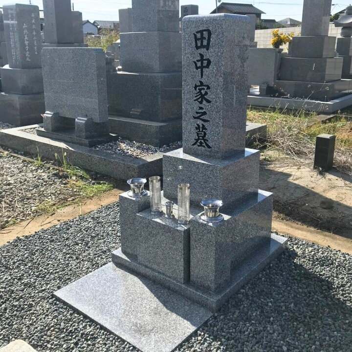 楽天市場】墓石 和型 六寸角芝台付き 工事費込【施工 文字彫刻 納骨所 