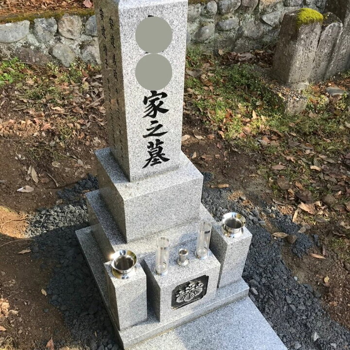 楽天市場】墓石 和型 六寸角芝台付き 工事費込【施工 文字彫刻 納骨所 