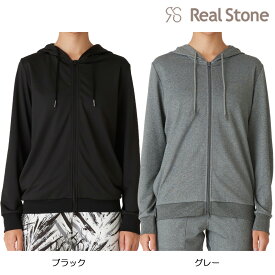 【2023秋冬】RealStone リアルストーン ZIP UPパーカ ジップアップパーカ (RS-C522JK) ヨガ ヨガウェア フィットネスウェア レディース フード付きパーカー