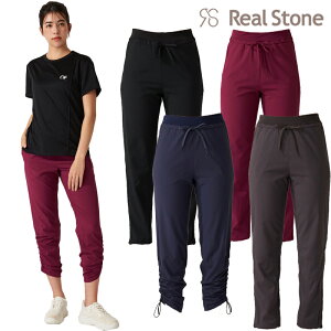 【2024秋冬】RealStone リアルストーン エアパン ロングパンツ (GA-N210PP) ヨガ ヨガウェア フィットネスウェア レディース パンツ 軽量 速乾 ストレッチ