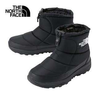 【正規品/即日発送】 THE NORTH FACE ザ・ノース・フェイス ヌプシ ブーティ ウォータープルーフ ロゴ ショート アークティックグリップ ユニセックス NF52485 ブラック ブーツ 冬靴 シューズ 防水