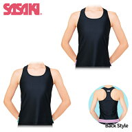 SASAKI ササキ Yバックトップ JL〜Lサイズ 7067 新体操 体操トップス ウェア トレーニング 練習着 ブラト…