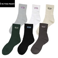 【送料無料/即日発送】IN THE PAINT インザペイント タイポグラフィー ソックス ITP25449 22-25cm 25-28c…