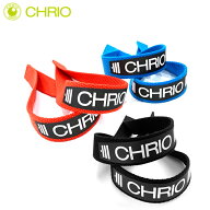 CHRIO クリオ リフティングストラッププロ シングルループタイプ レッド ブルー 1組(2本) ウエイトリフテ…