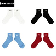 【送料無料/即日発送】IN THE PAINT インザペイント タイポグラフィーツーステップロゴショートソックス …