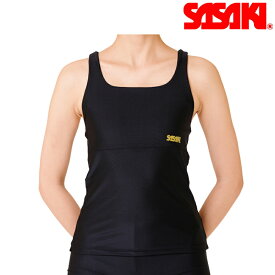 SASAKI ササキ プレミアムトップ カップポケット付き JL～Lサイズ B ブラック (7053) 新体操 体操 エクササイズ トップス ウェア ストレッチ トレーニング 練習着