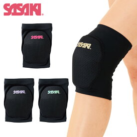 SASAKI ササキ ニーサポーター(1個) (910) 新体操 体操 エクササイズ 膝 ひざ 足 レッグ サポーター 通気性 メッシュ　ジュニア レディース ブラック