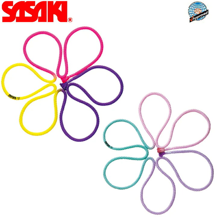 楽天市場】SASAKI ササキ 3色ロープ 長さ3m 径1cm F.I.G.(国際体操連盟 