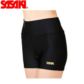SASAKI ササキ 1.5分丈プレミアムスパッツ ブラック JL~L (SG-1221H) 新体操 体操 エクササイズウェア スパッツ パンツ インナー ジュニア〜大人