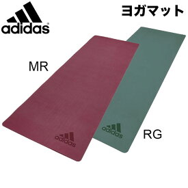 【6月5日限定！エントリーで当選確率2分の1！1等最大100%ポイントバックキャンペーン】adidas アディダス ヨガマット トレーニングマット フィットネス・トレーニング 5mm レーニング用品 (ADYG10300)