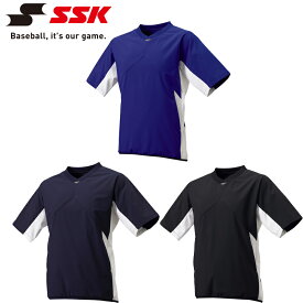 【即納】SSK エスエスケイ 半袖V首ボンディングジャケット メンズ (BWP2004H) 半袖 Vネック Tシャツ