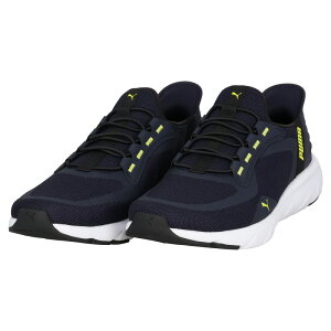 PUMA �v�[�} SOFTRIDE �t���b�N�X ���[�X EASE IN ALT ���C�h New Navy-Lux Lime-PUMA Black 22.0-30.0cm 31199608 �����j���O�V���[�Y �X�j�[�J�[ �E�H�[�L���O �W�� �g���[�j���O