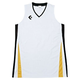 CONVERSE コンバース ウィメンズゲームシャツ ホワイト×ブラック SS S M L O XO CB381701 レディース バスケットボール ユニフォーム 試合 部活