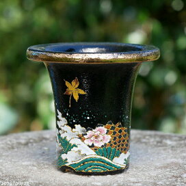 楽天市場】 園芸用品 > 京楽焼 > 錦鉢 > 万年青（長生蘭）錦鉢 : 石田 
