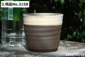 【クーポン発行中!〜10/30】信楽焼 植木鉢 陶器 手びねり(ロクロ引き)  選べる 上下掛分け 切立 3.5号(外径10.5cm 高さ9.2cm) サナサービス 【山野草鉢 多肉植物鉢 サボテン鉢 盆栽鉢 果樹苗