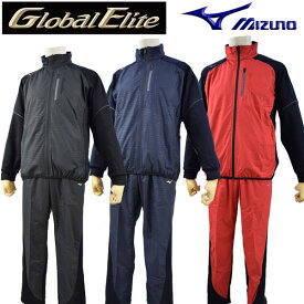 【40%OFF！】 ミズノ 【MIZUNO】 グローバルエリート 【Global Elite】 ハイブリッドウォーマージャケット / パンツ 上下セット 12JE8J90 / 12JF8J90 (男女兼用/男性用/女性用/野球トレーニングウェアー上下/ベースボールウェアー/ウォームアップ上下)