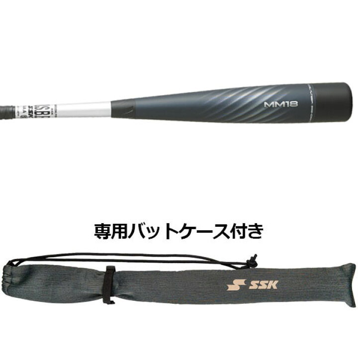 楽天市場】エスエスケイ 【SSK】 一般軟式野球用 軟式FRP製バット MM18 