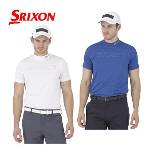 スリクソン【SRIXON】メンズ ゴルフ GOLF【松山プロ/星野プロ共同開発】ロゴデザイン モックネック シャツ RGMXJA02 2024春夏 (男性用/ゴルフウェア/半袖シャツ/父の日ギフト/プレゼント)