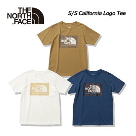 ノースフェイス 【THE NORTH FACE】 メンズ ショートスリーブ カリフォルニアロゴティー / S/S California Logo Tee NT32355 2023春夏 (男性用/Tシャツ /半袖/シャツ/トップス/静電気ケア/UVケア/アウトドア/キャンプ)