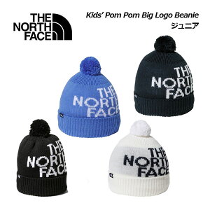 y1_܂Ń[։zUEm[XEtFCXyTHE NORTH FACEzWjA || rbOS r[j[ / Kids' Pom Pom Big Logo Beanie jbgLbv NNJ42002 2023H~p (LbY/qp/Xq/jbgX