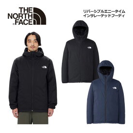 【2023 秋冬】ノースフェイス【THE NORTH FACE】アウトドアジャケット メンズ リバーシブルエニータイムインサレーテッドフーディ NY82380 リバーシブルタイプ 正規品 新品 (男性用/アウター/ジャンパー/ジャケット/スポーツ観戦/移動着)