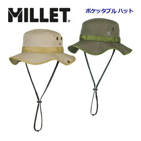 【2024 春夏】ミレー【MILLET】ユニセックス ポケッタブル ハット MIV01709 登山 トレッキング用品 (メンズ/レディース/帽子/キャップ/野外/パッカブル/撥水/UVカット/アウトドア/キャンプ)