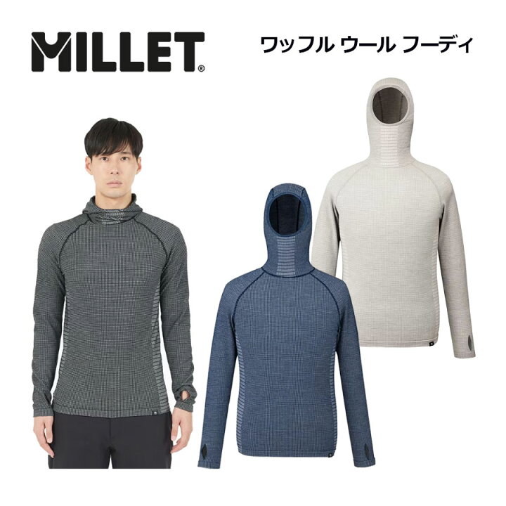 楽天市場】【2024 秋冬】ミレー【MILLET】メンズ ワッフル 