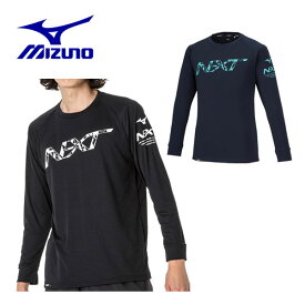 【1点までメール便可】 【2023 春夏】 ミズノ 【MIZUNO】 ユニセックス N-XT Tシャツ 長袖シャツ 32JAA225 (メンズ/レディース/長袖/トレーニングウェア/スポーツウェア/吸汗速乾/紫外線カット/UPF50+) 【オススメ】