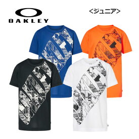 【1点までメール便可】 【2023 春夏】 オークリー 【OAKLEY】 ジュニア 半袖 Tシャツ Enhance Mesh SS Tee Ytr 5.0 FOA405084 (子供用/小学生/半袖シャツ/運動会/吸汗速乾/UPF15＋/140cm/150cm/160cm)