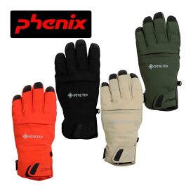 【2023-2024】フェニックス【PHENIX】メンズ スキー グローブ Thunderbolt Gloves ESM23GL10 5本指 スキー手袋 (男性用/スキーグラブ/スキー小物/防水/GORE-TEXインサート使用)