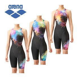 アリーナ【ARENA】レディース【WA承認】アクアレーシングワンピーススパッツ (オープンバック・ハーフレッグ) ARN-4062W 2024春夏 (女性用/ウィメンズ/レーシング/スイムウェア/水泳/競泳/競泳水着/競泳用水着/スイミング/トレーニング)