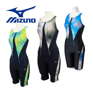 ミズノ【MIZUNO】レディース アクアフィットネス用 オールインワン N2JGB313 フィットネス水着 2024春夏 (女性用/スイムウェア/水泳/競泳/スイミング/プール/水中エクササイズ/水中ウォーキング