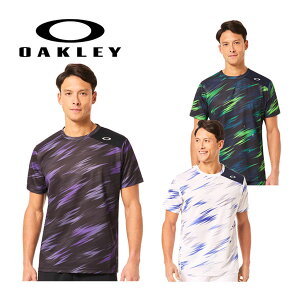 I[N[yOAKLEYzejX Y Slant Graphic SS Tee 9.0 FOA406377 ejXEFA 2024t (jp/ejXVc/Q[Vc//TVc/g[jOEFA/X|[cEFA/z/UPF15+)