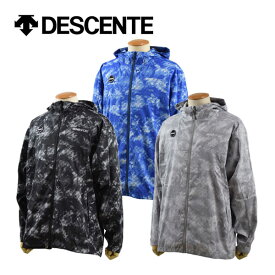 デサント 【DESCENTE】 ムーヴスポーツ【Move Sport】 メンズ 総柄グラフィック バックロゴ フルジップ フーディー DMMVJC12 ウィンドブレーカー (男性用/ブレーカー/アウター/トレーニングウェア/スポーツウェア/ストレッチ/はっ水)