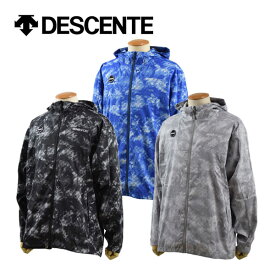 【2023 春夏】 デサント 【DESCENTE】 ムーヴスポーツ【Move Sport】 メンズ 総柄グラフィック バックロゴ フルジップ フーディー DMMVJC12 ウィンドブレーカー (男性用/ブレーカー/アウター/トレーニングウェア/スポーツウェア/ストレッチ/はっ水)