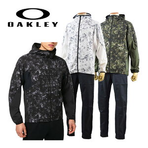 オークリー 【OAKLEY】 メンズ Enhance Mobility Graphic Jacket 4.0 / Enhance Mobility Pants 4.0 トレーニングウェア上下セット FOA405101/FOA405214 (男性用/スポーツウェア/吸汗速乾)