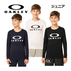 【1点までメール便可】オークリー 【OAKLEY】 ジュニア Enhance Qd Ls Tee Bold Evo Ytr 6.0 FOA405770 (子供用/小学生/長袖/ロンT/長袖シャツ/吸汗速乾/抗菌防臭/140cm/150cm/160cm)