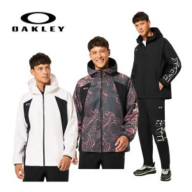 【2023 秋冬】オークリー【OAKLEY】メンズ Striking Wind Warm Jkt 4.0 / Striking Wind Warm Pt 4.0 トレーニングウェア 上下セット FOA405816/FOA405862 ウィンドウォーム上下セット (男性用/撥水/防風/保温)