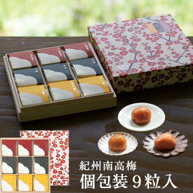 お中元、ギフトに。 【紀州南高梅】9粒入個包装 木箱 梅干し 梅干 漬物 石神邑 紀州 南高梅 お歳暮 お中元 敬老の日 ギフト プレゼント お取り寄せ 内祝 引出物 弔事 法要 香典返し お返し 個包装