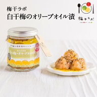 梅干ラボ 白干梅のオリーブオイル漬 90g梅干し 梅干 梅 石神邑 調味料 おすすめ イタリアン スパイス パ…